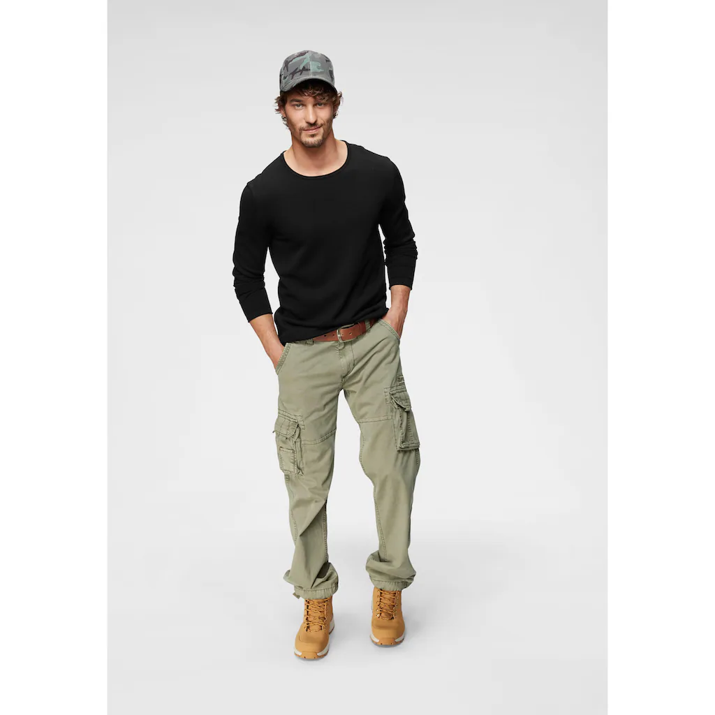 Alpha Industries Cargohose »Jet Pant« Mit Seitlichen Cargotaschen Und Kordelzug Am Beinabschluss ▷ Kaufen