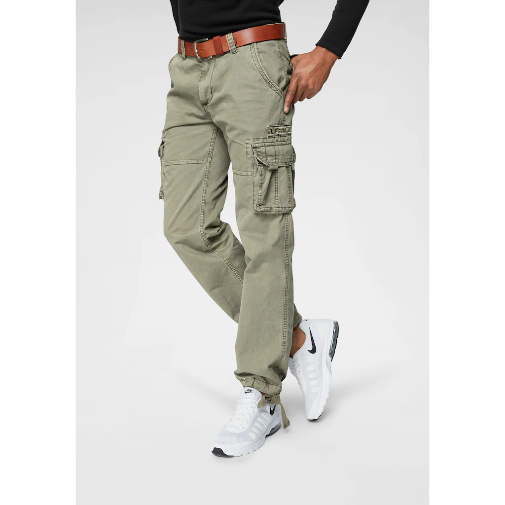 Alpha Industries Cargohose »Jet Pant« mit seitlichen Cargotaschen und Kordelzug am Beinabschluss ▷ kaufen