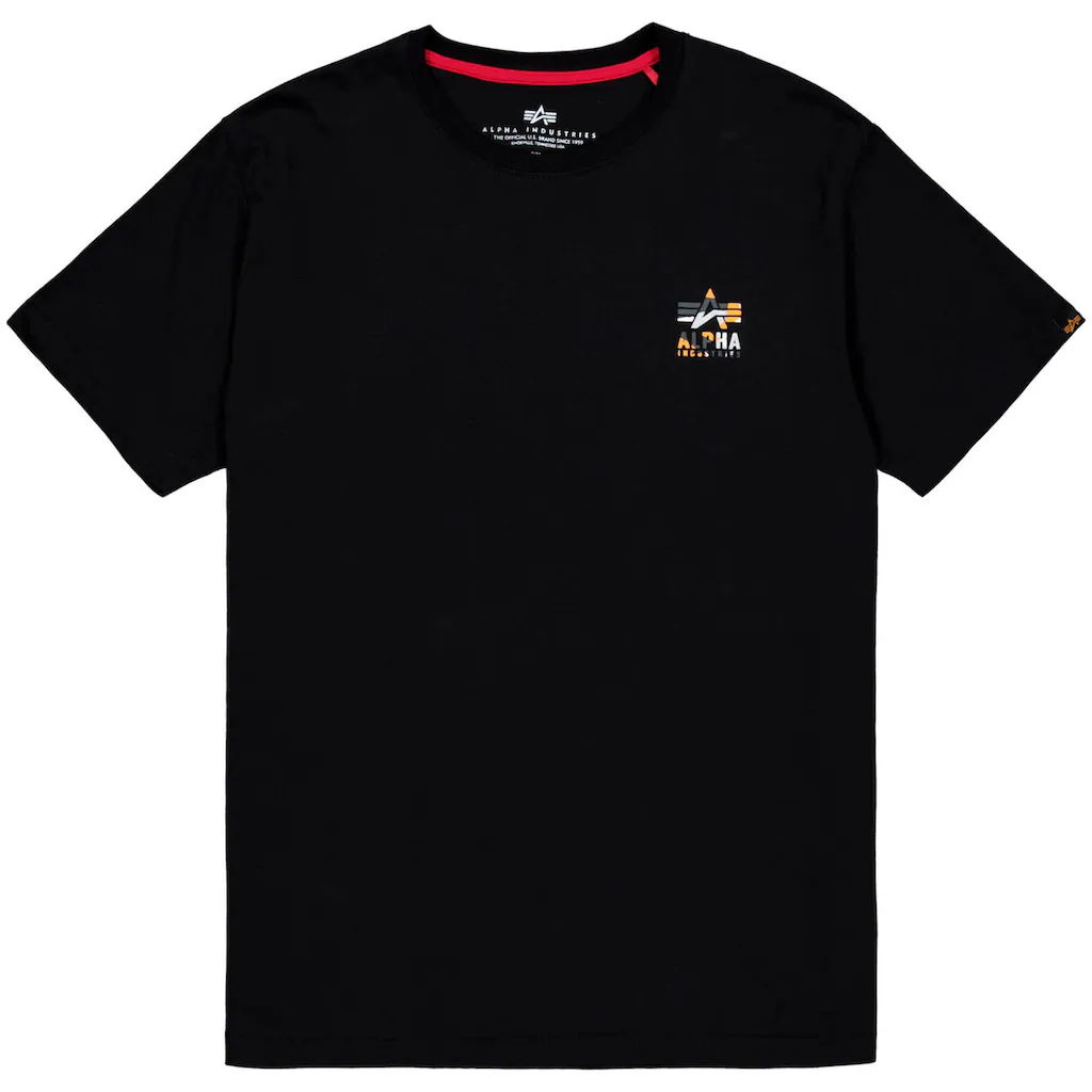 Alpha Industries Rundhalsshirt »Camo Logo Puff Print BP T«