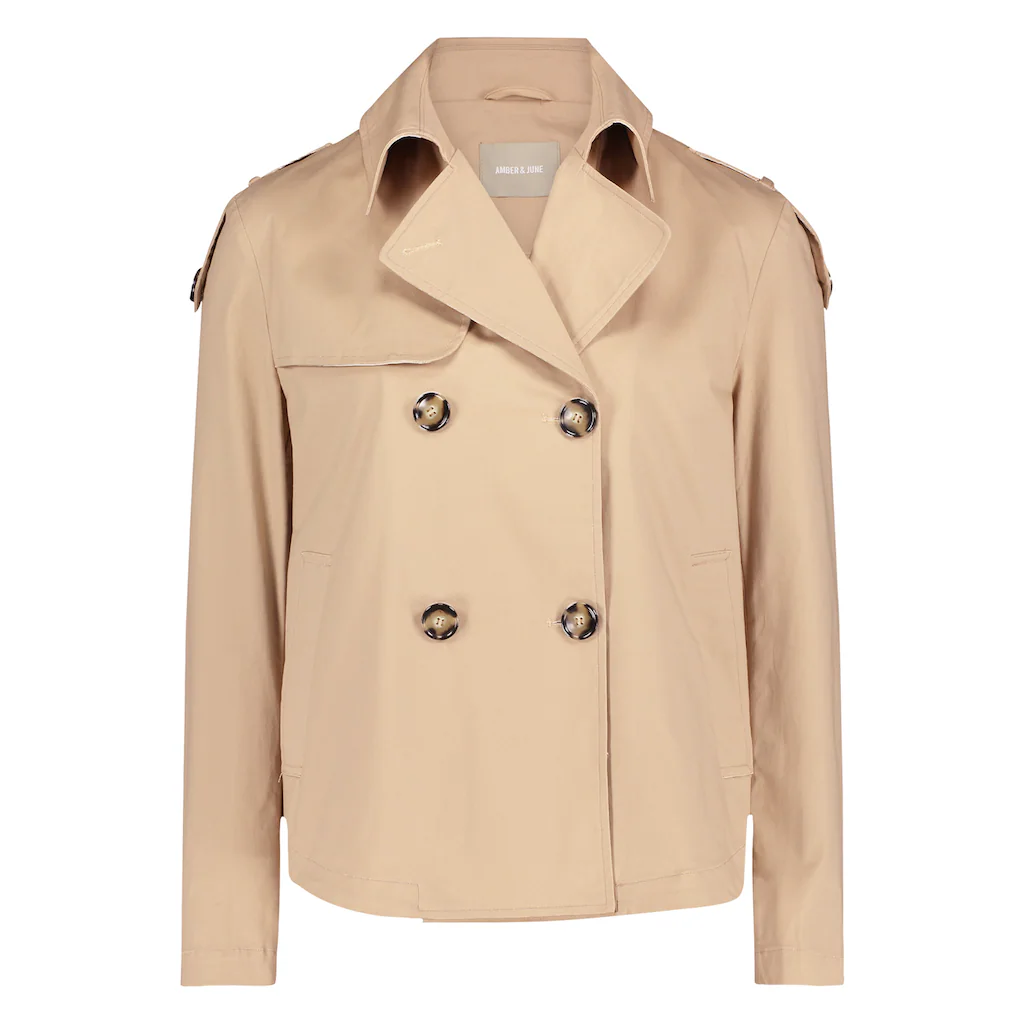 Amber & June Sommerjacke »Amber & June Sommerjacke Mit Kragen«