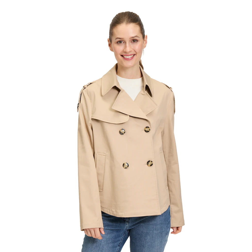 Amber & June Sommerjacke »Amber & June Sommerjacke mit Kragen«