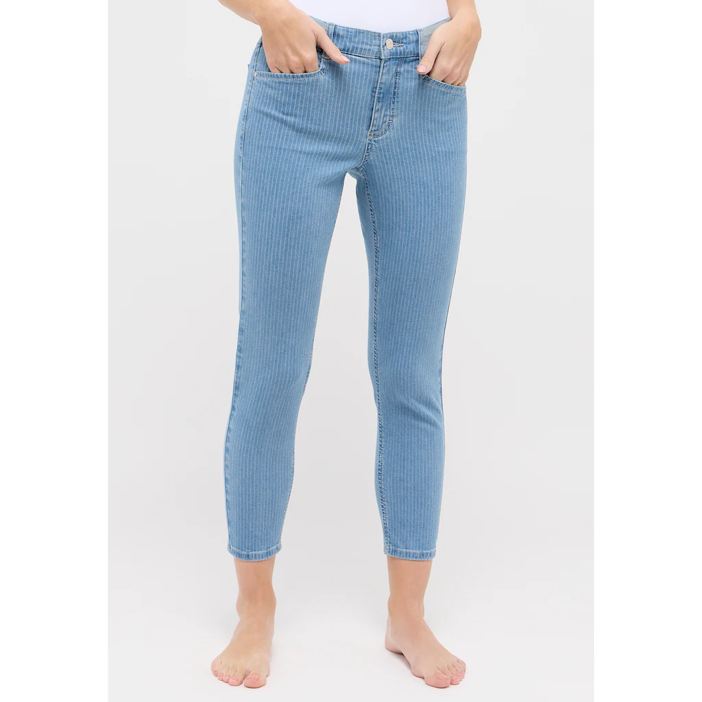 ANGELS Ankle-Jeans »ORNELLA SPORTY« Indigo Stripe
