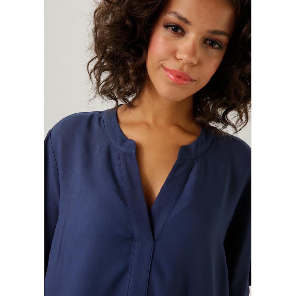 Aniston CASUAL Blusenkleid In Trendigen Farben