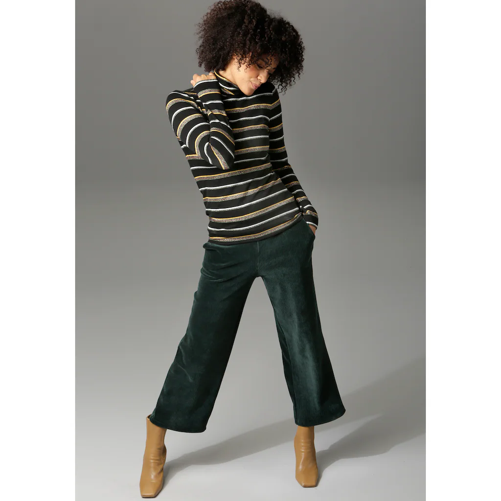 Aniston CASUAL Cordhose In Trendiger Culotte-Form