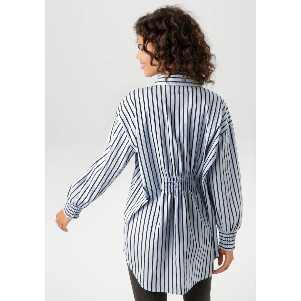 Aniston CASUAL Hemdbluse Im Extravagantem Streifen-Dessin - NEUE KOLLEKTION