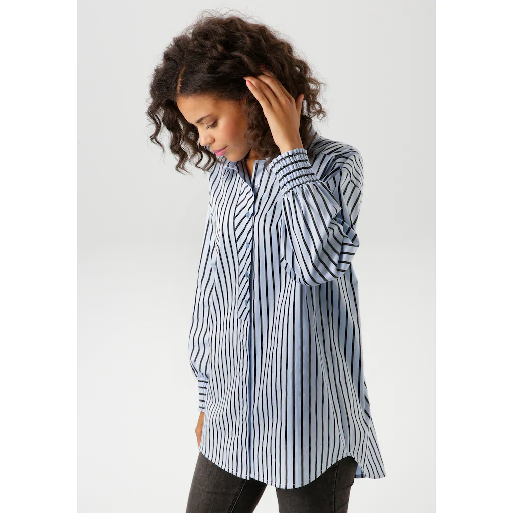 Aniston CASUAL Hemdbluse im extravagantem Streifen-Dessin - NEUE KOLLEKTION
