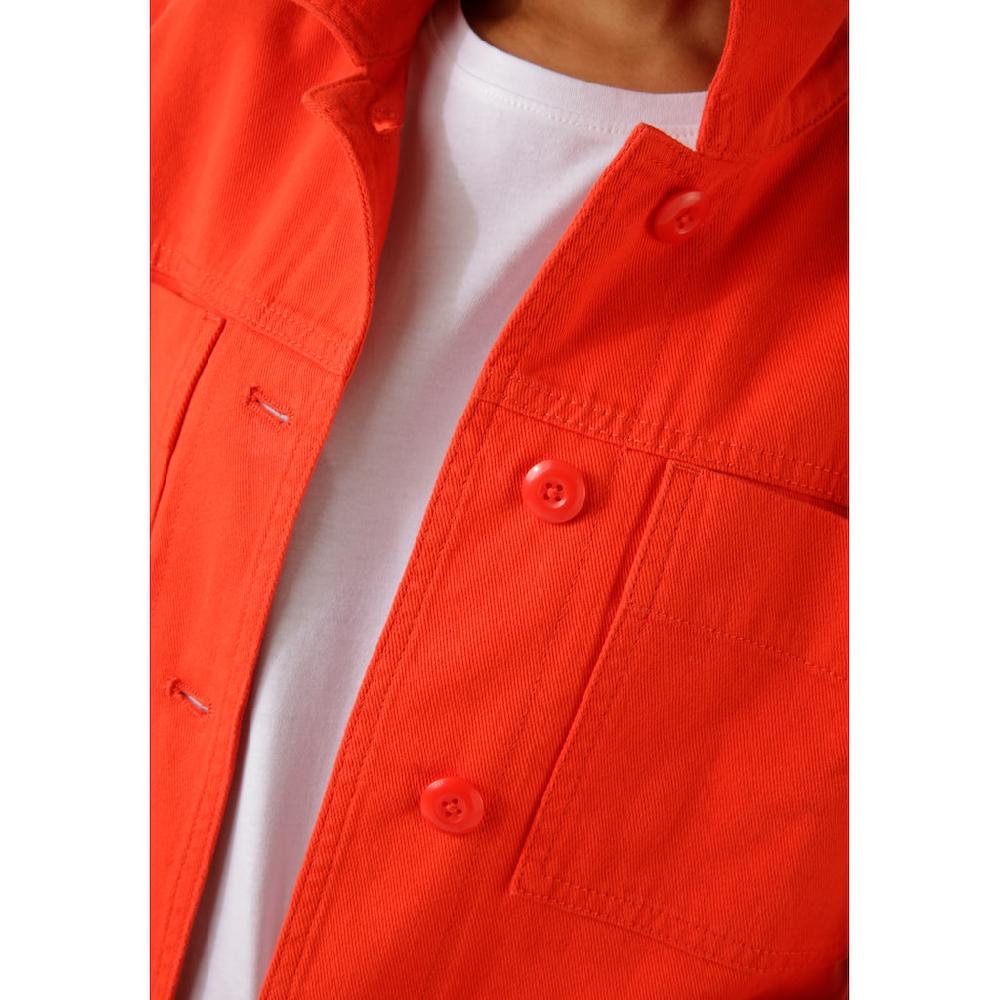 Aniston CASUAL Jeansjacke Mit Tonigen Knöpfen Zu Schließen