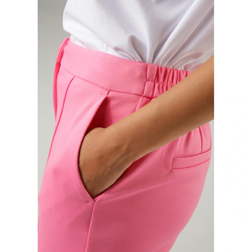 Aniston CASUAL Jerseyhose Mit Biesen Verziert