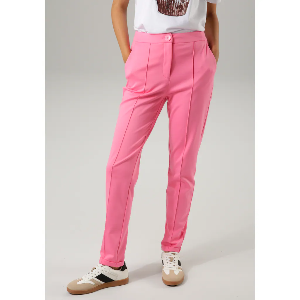 Aniston CASUAL Jerseyhose mit Biesen verziert Aniston CASUAL Jerseyhose mit Biesen verziert