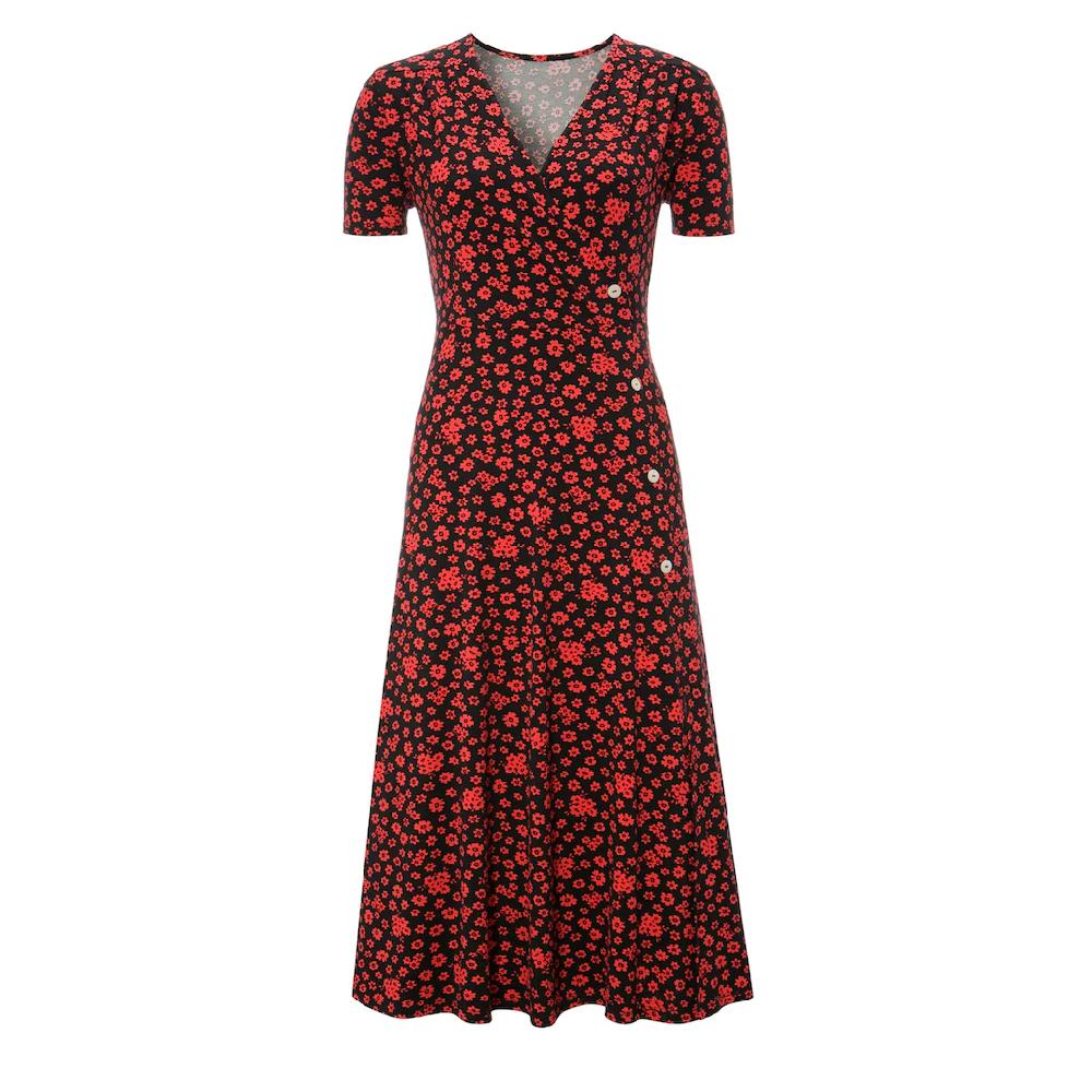 Aniston CASUAL Jerseykleid In Wickeloptik