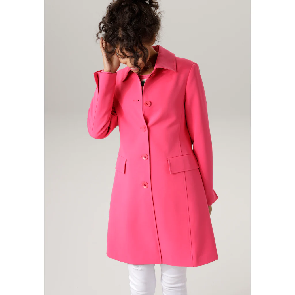 Aniston CASUAL Kurzmantel In Trendigen Knallfarben