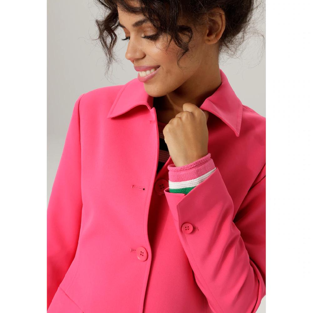 Aniston CASUAL Kurzmantel In Trendigen Knallfarben