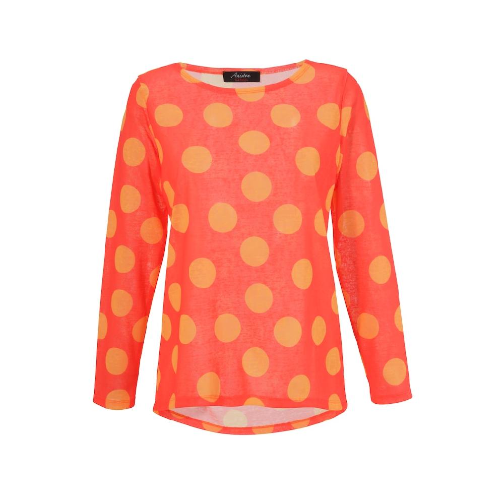 Aniston CASUAL Langarmshirt Mit Punkten
