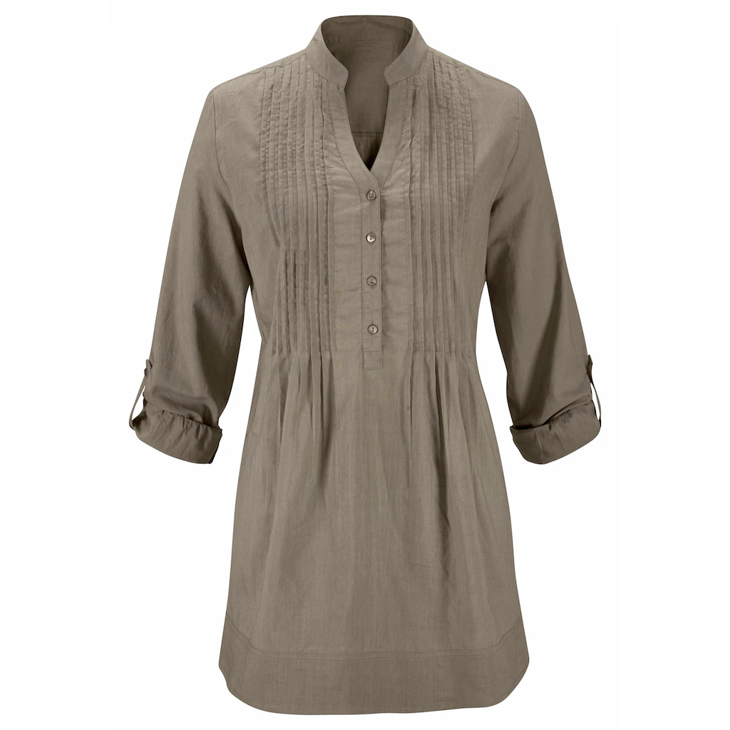 Aniston CASUAL Longbluse Mit Dekorativer Biesenverarbeitung