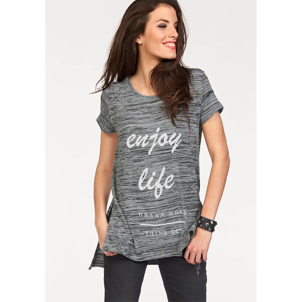 Aniston CASUAL Longshirt mit Rundhals-Ausschnitt