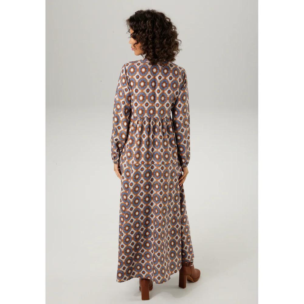 Aniston CASUAL Maxikleid Mit Fantasievollem Mandala-Druck