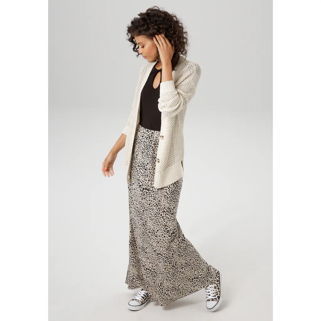 Aniston CASUAL Maxirock Mit Trendigem Animal-Print - NEUE KOLLEKTION