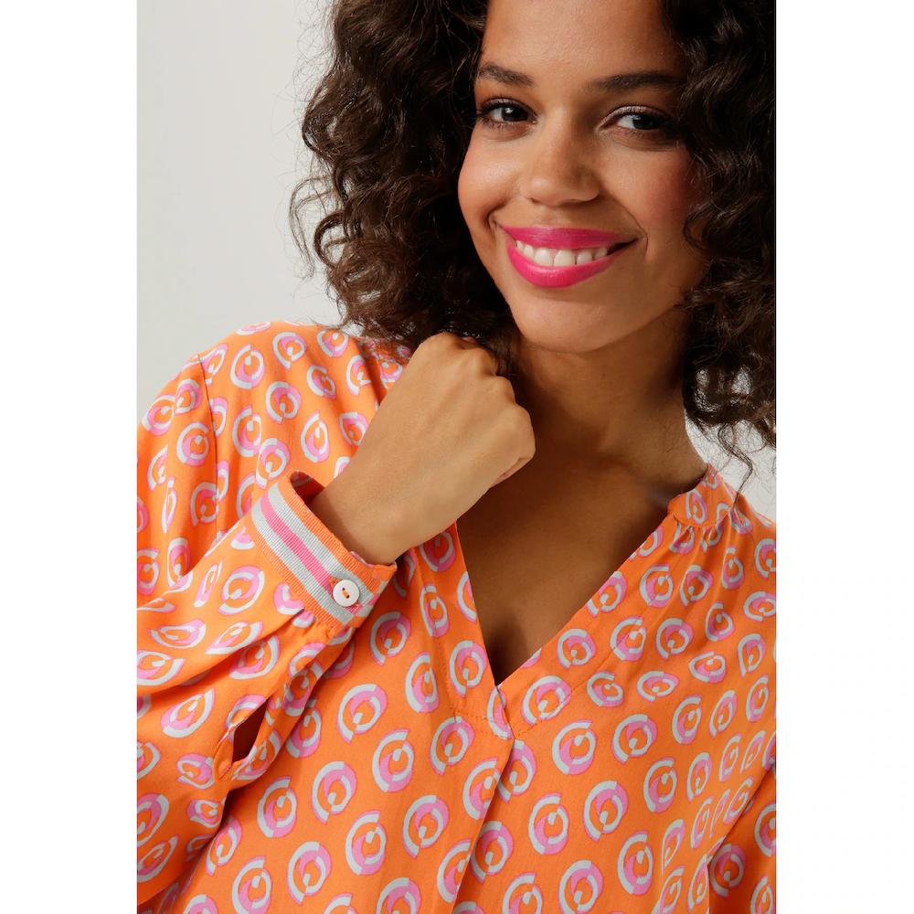 Aniston CASUAL Schlupfbluse Mit Extravagantem Graphischem Druck