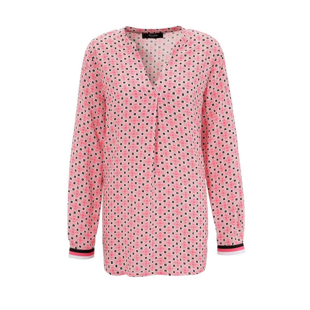 Aniston CASUAL Schlupfbluse Mit Farbharmonischem Graphischem Druck