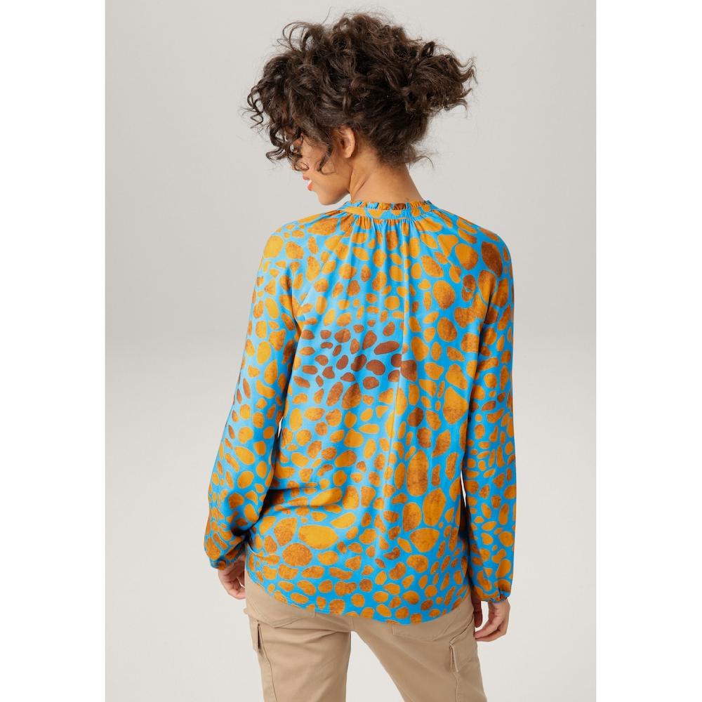 Aniston CASUAL Schlupfbluse Mit Interessanten Alloverdruck