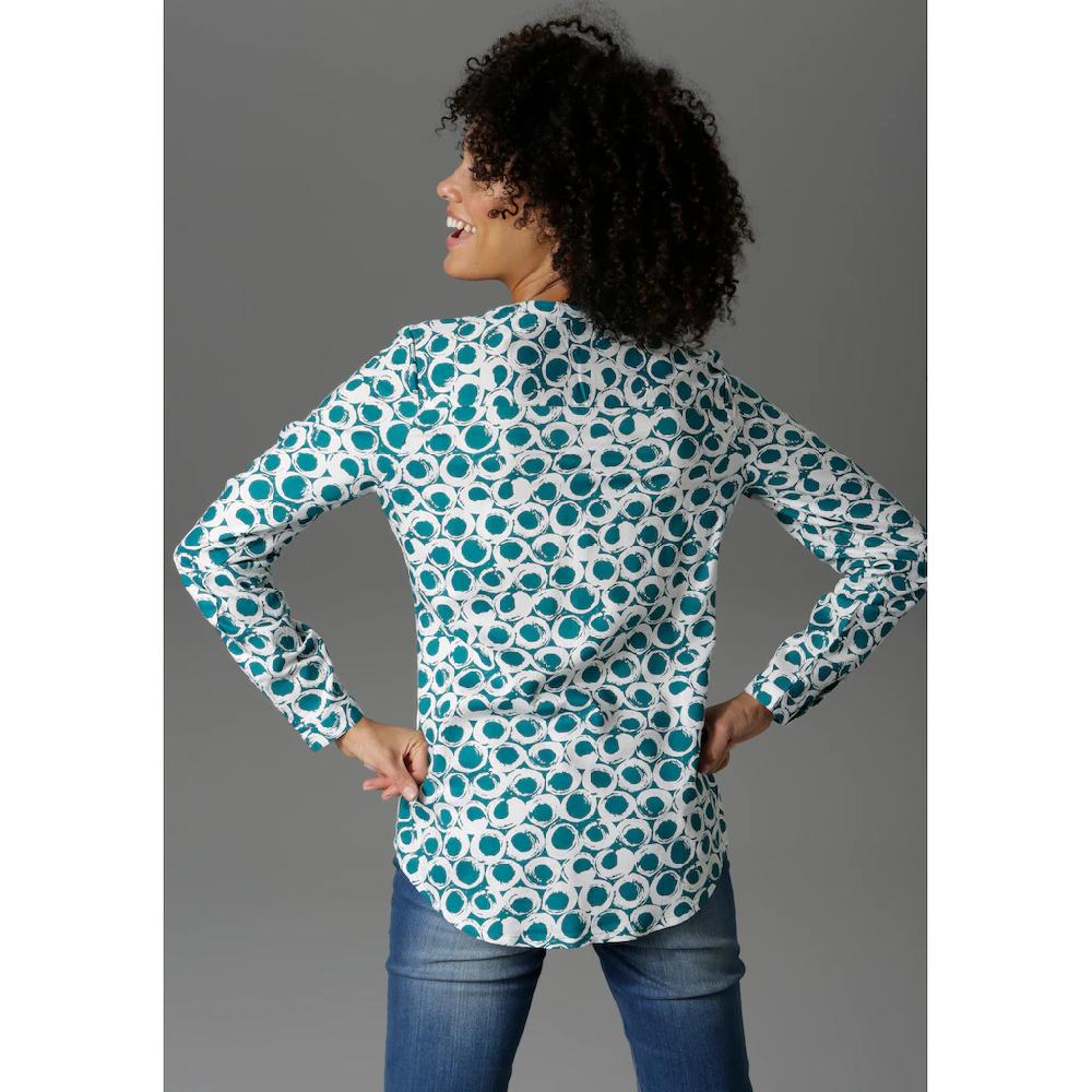 Aniston CASUAL Schlupfbluse Mit Krempelbaren Ärmeln