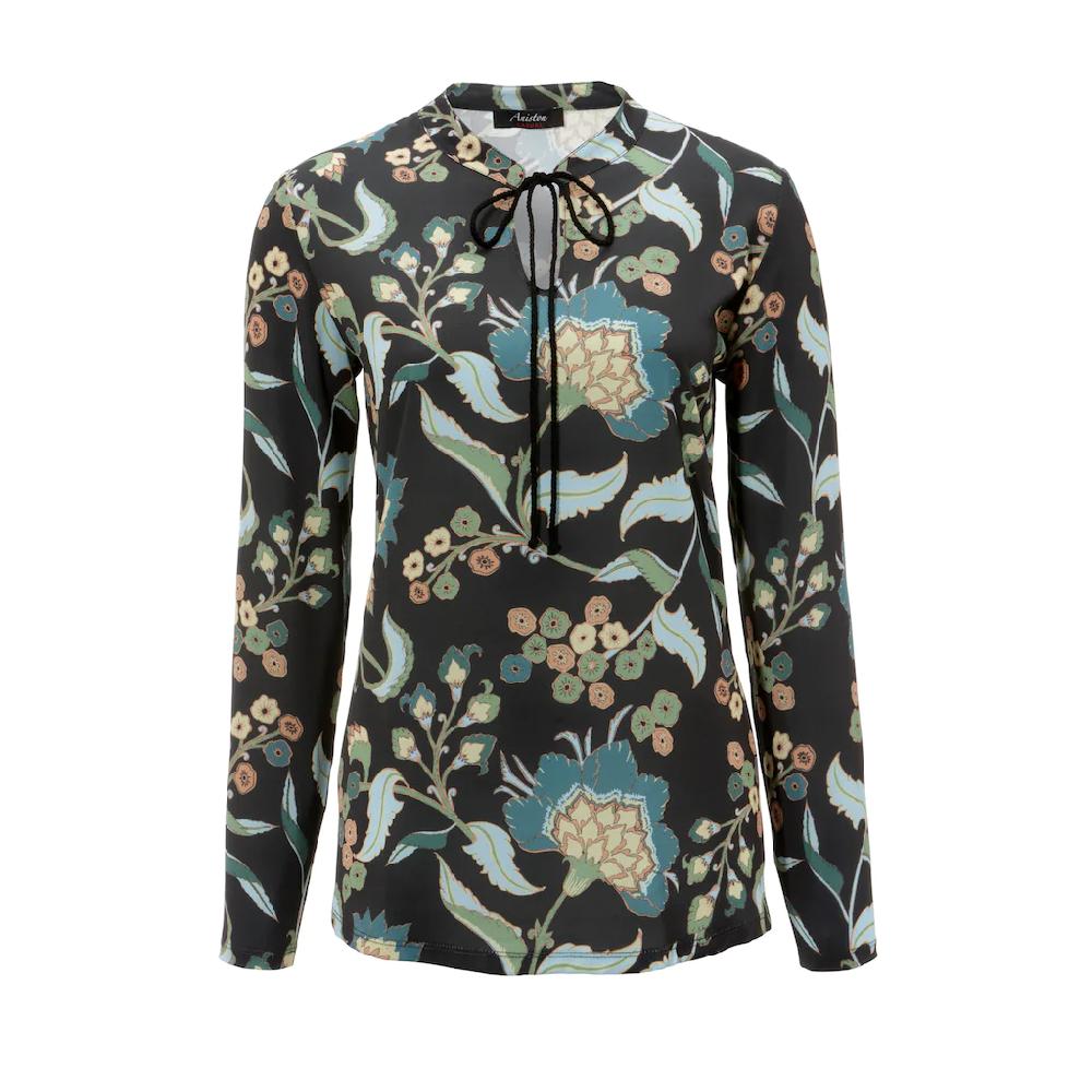 Aniston CASUAL Schlupfbluse Mit Malerischem Blumendruck