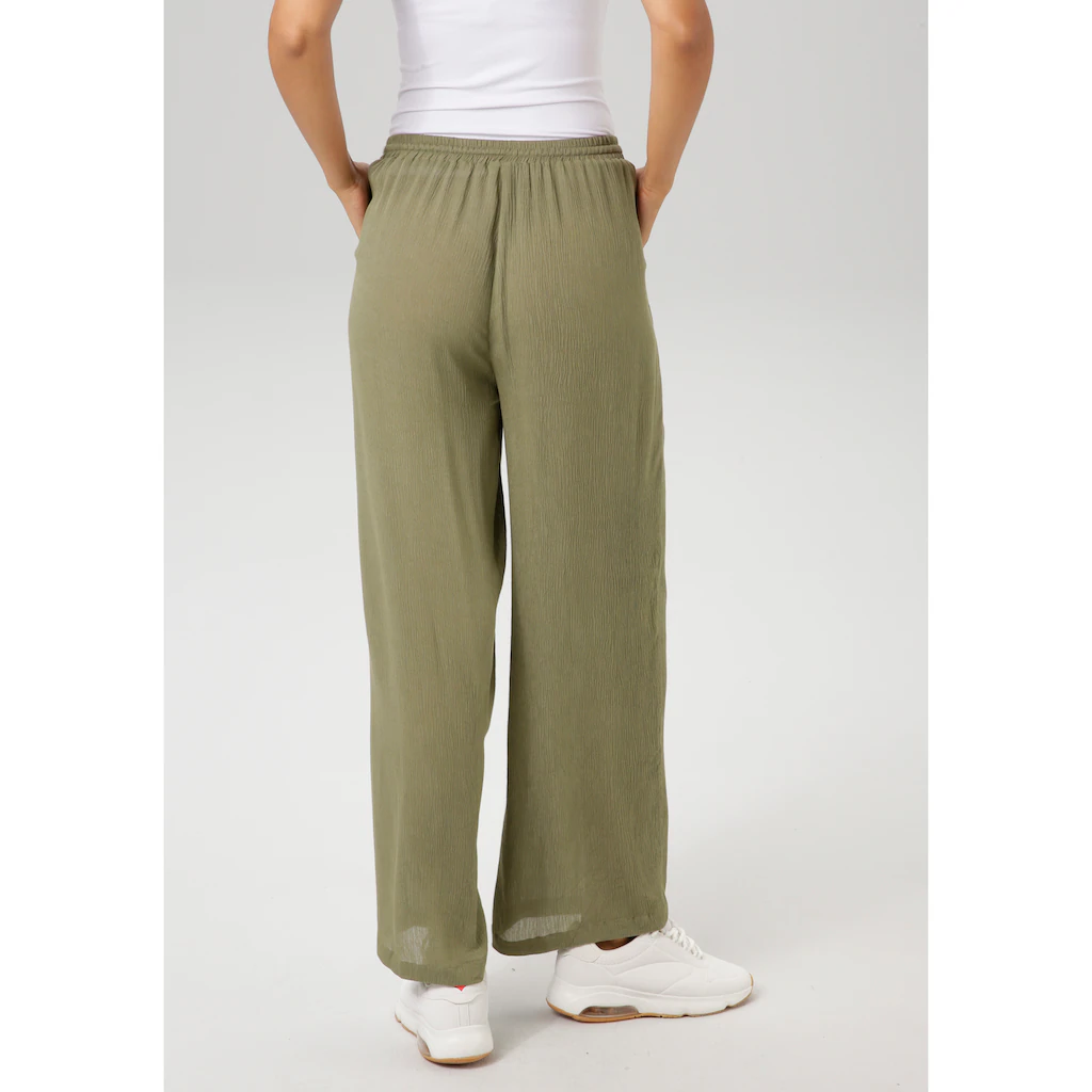 Aniston CASUAL Schlupfhose In Trendiger Crepé-Qualität - NEUE KOLLEKTION