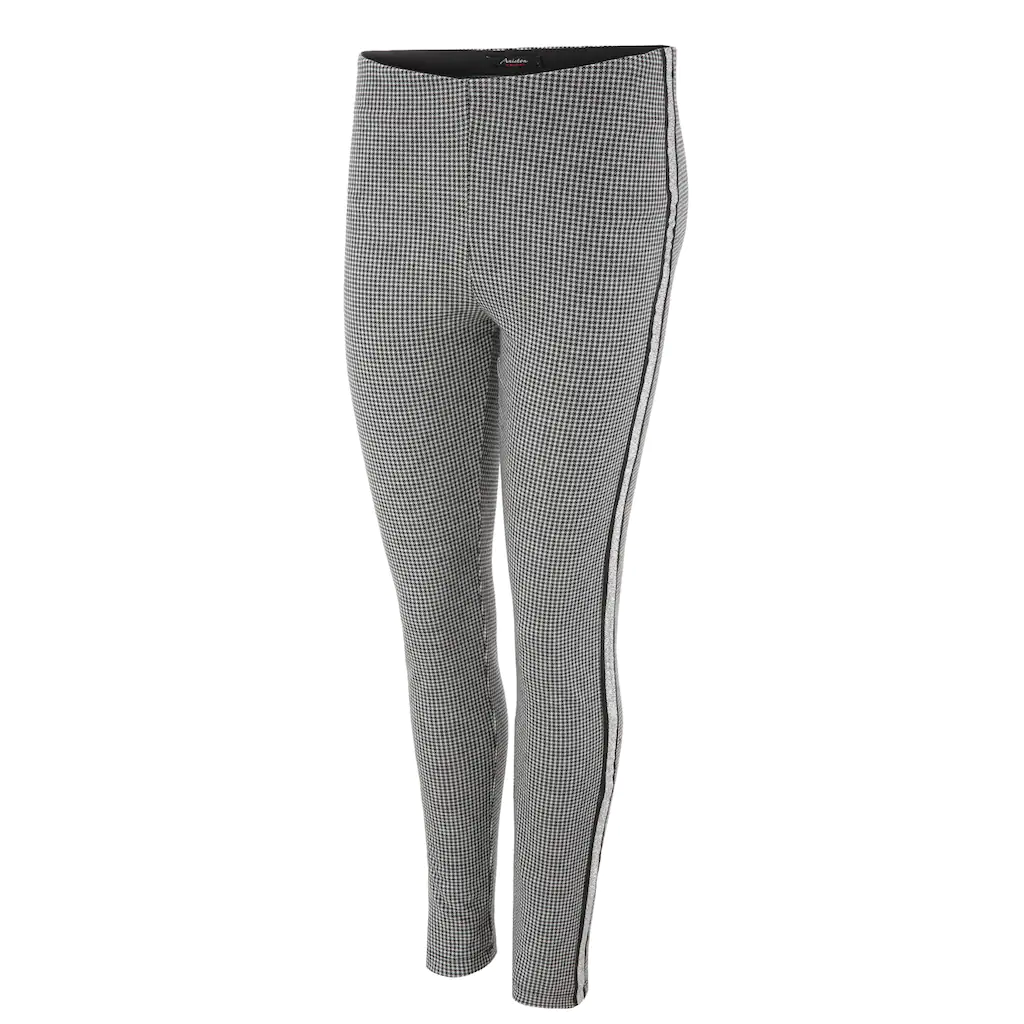 Aniston CASUAL Schlupfhose Mit Glitzernden Galonstreifen