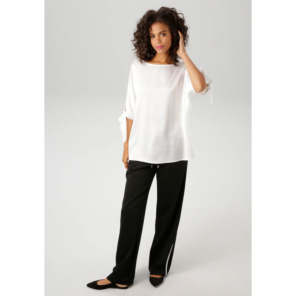 Aniston CASUAL Schlupfhose Mit Trendigem Streifen Entlang Der Seitennähte - NEUE KOLLEKTION