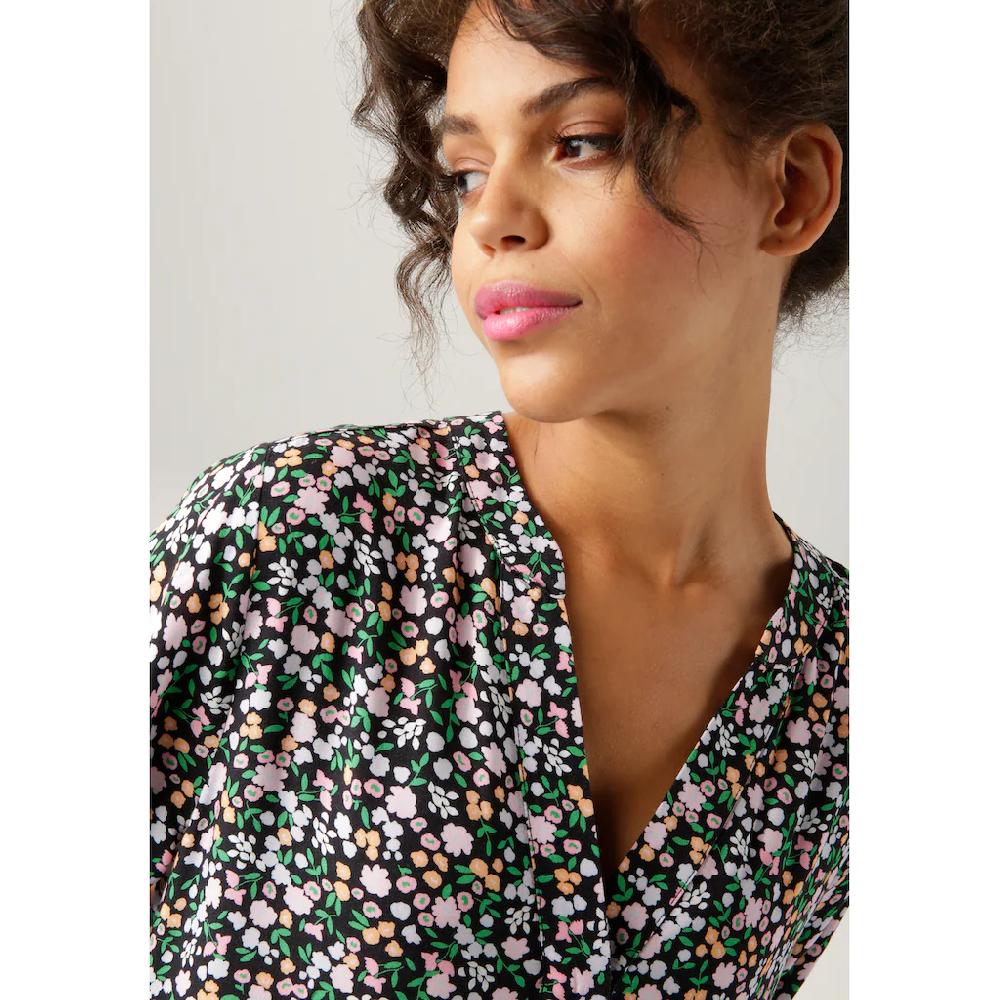 Aniston CASUAL Sommerkleid Mit Buntem Minimal-Blumendruck