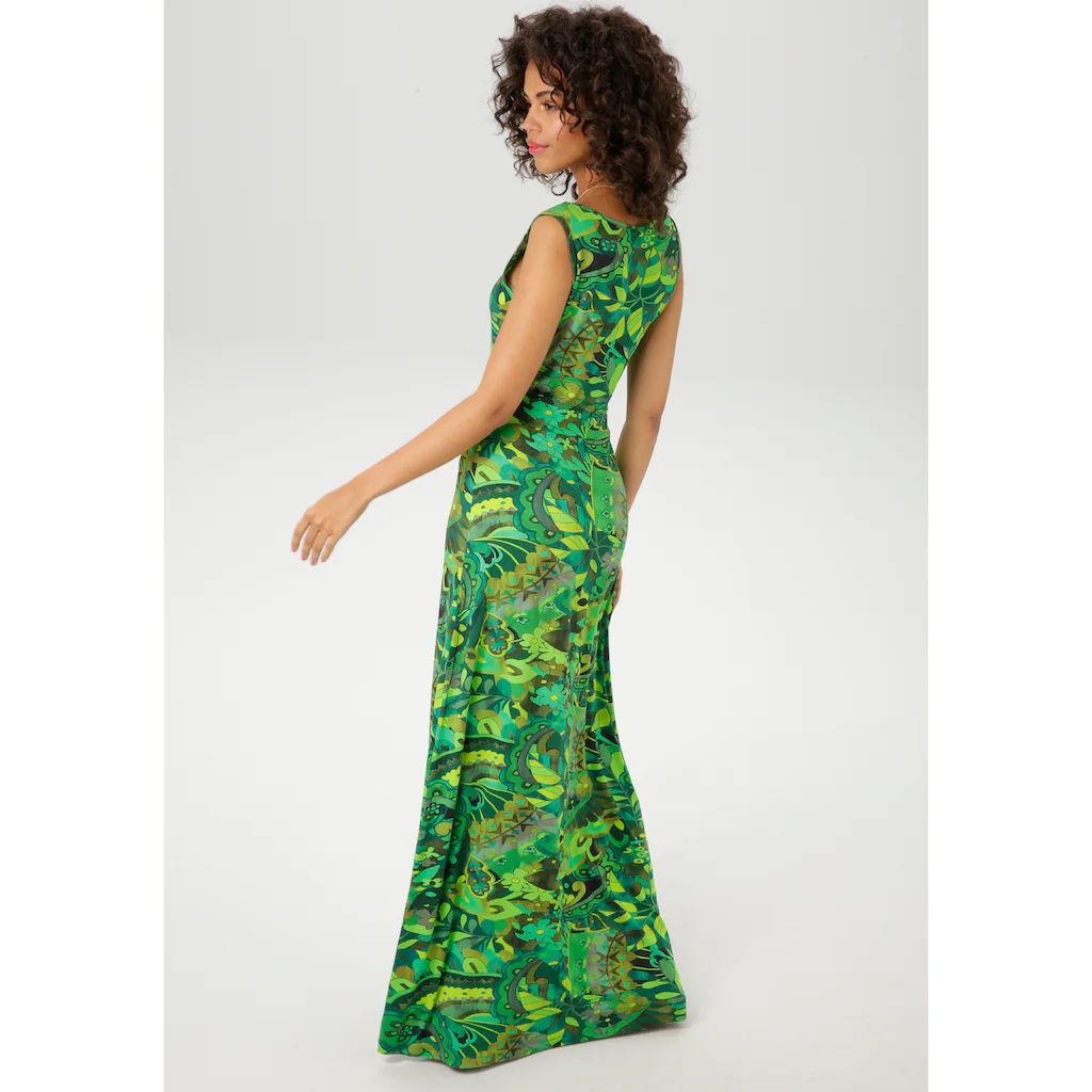 Aniston CASUAL Sommerkleid Mit Extravagantem Druck Im Batik-Dessin - NEUE KOLLEKTION