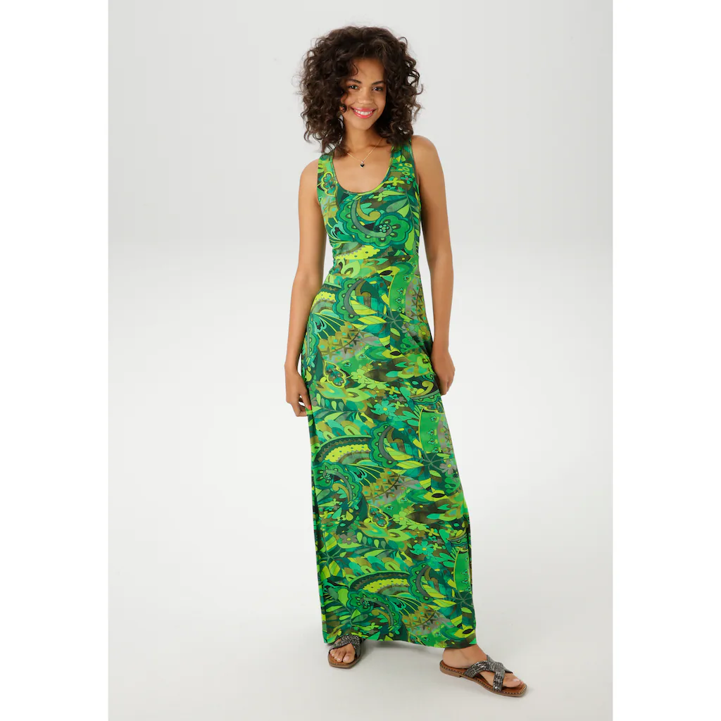 Aniston CASUAL Sommerkleid mit extravagantem Druck im Batik-Dessin - NEUE KOLLEKTION