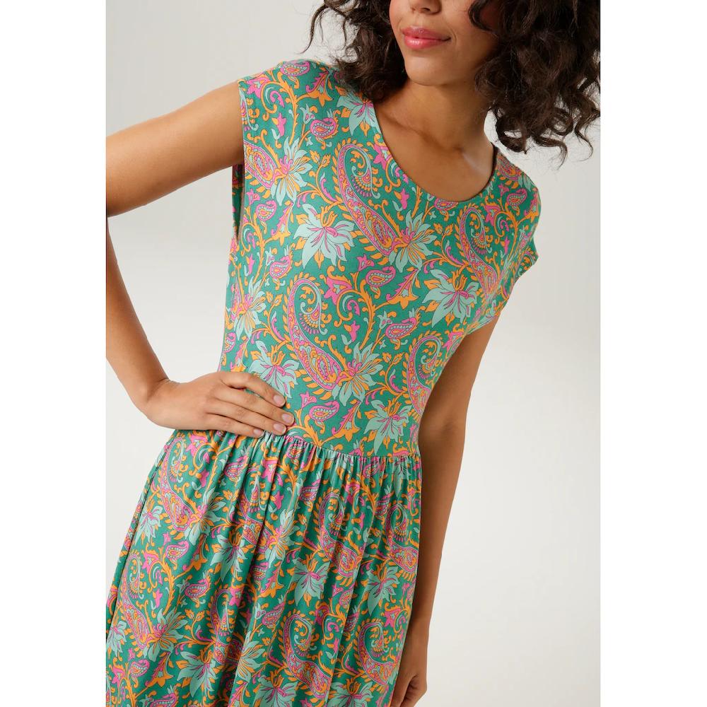 Aniston CASUAL Sommerkleid Mit Extravagantem Paisley-Muster Bedruckt