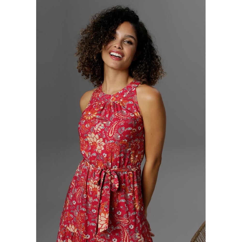 Aniston CASUAL Sommerkleid mit fantasievollem Blumendruck Aniston CASUAL Sommerkleid mit fantasievollem Blumendruck