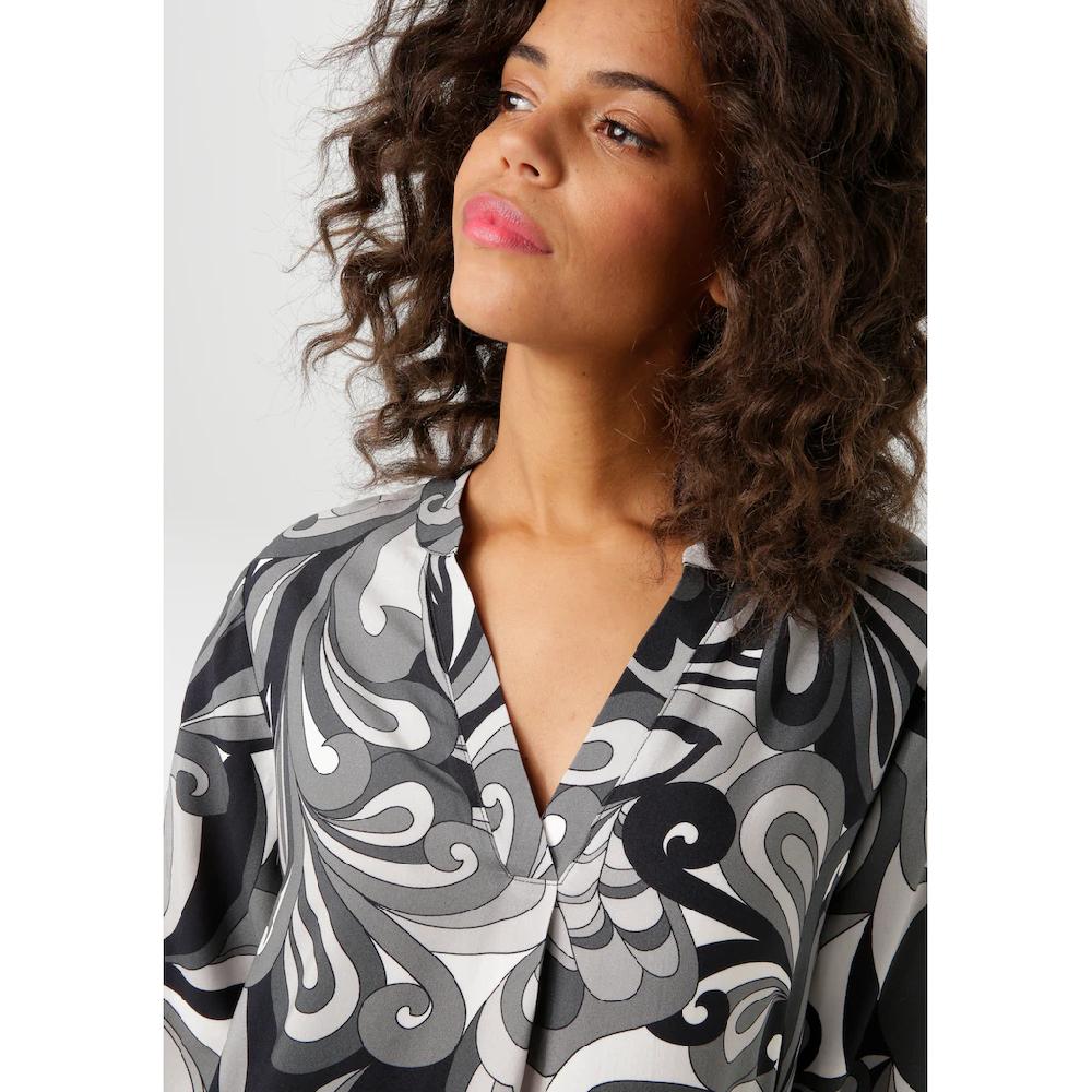 Aniston CASUAL Sommerkleid Mit Farbharmonischem Graphischem Druck