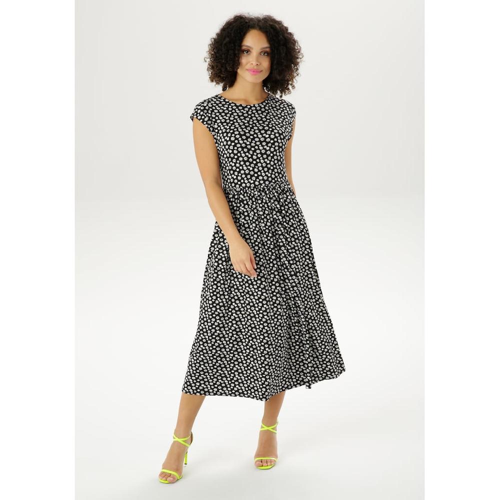 Aniston CASUAL Sommerkleid mit verspielten Blüten bedruckt
