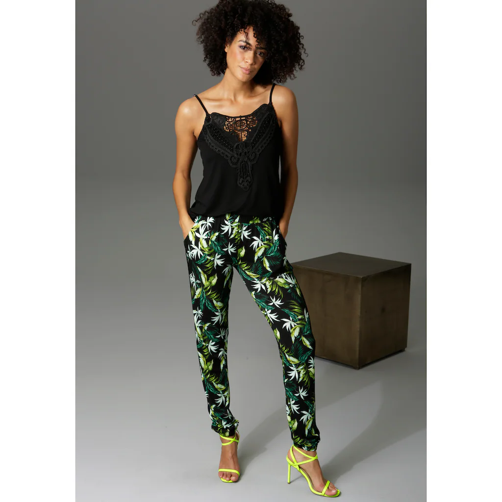 Aniston CASUAL Spitzentop Mit Verstellbaren Spaghetti-Trägern