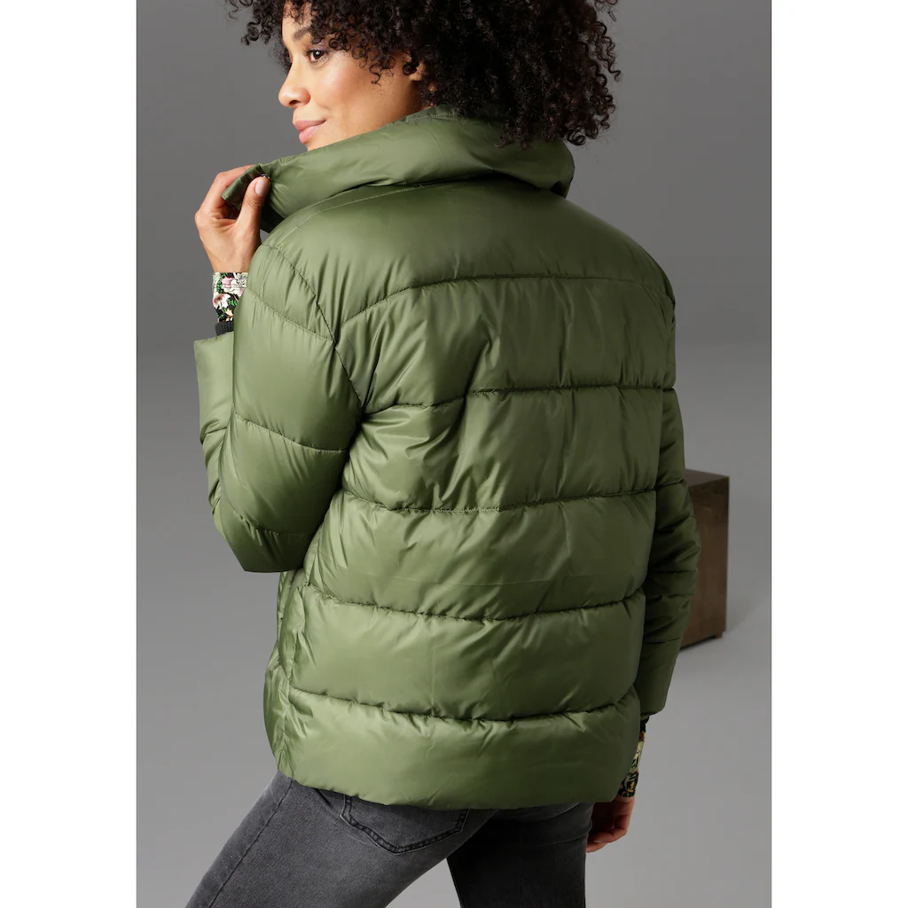 Aniston CASUAL Steppjacke Im Trendigen Two-tone-Dessin