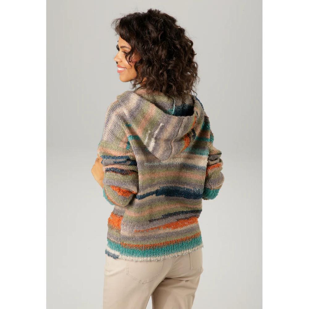 Aniston CASUAL Strickpullover Aus Buntem Effektgarn - Jedes Teil Ein Unikat