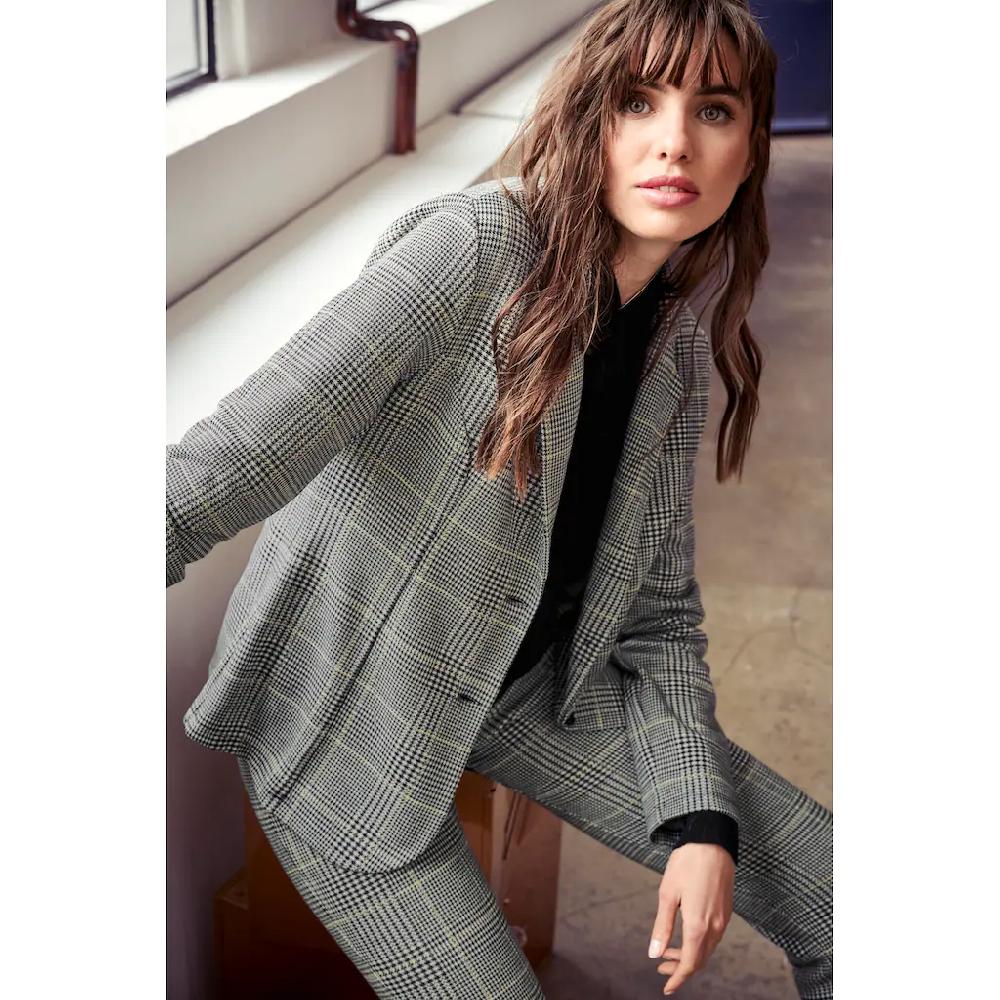 Aniston CASUAL Sweatblazer Im Karo-Dessin