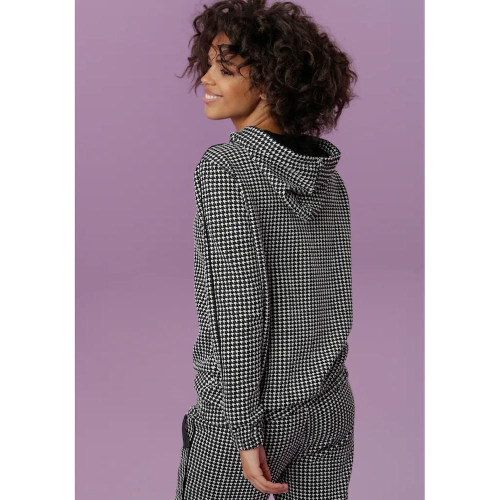 Aniston CASUAL Sweatshirt Kapuze Mit Bindeband Regulierbar