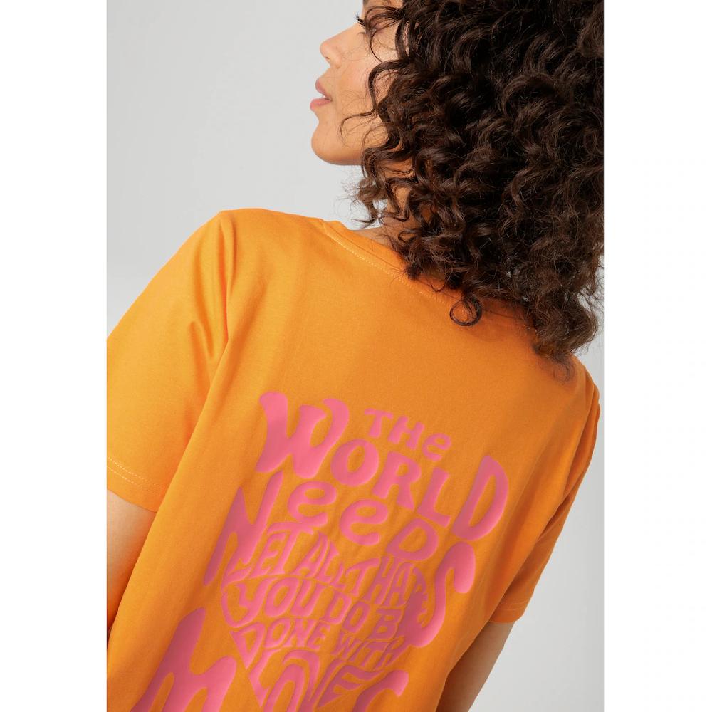 Aniston CASUAL T-Shirt Mit Großem Statement-Schriftzug Im Rücken - NEUE KOLLEKTION