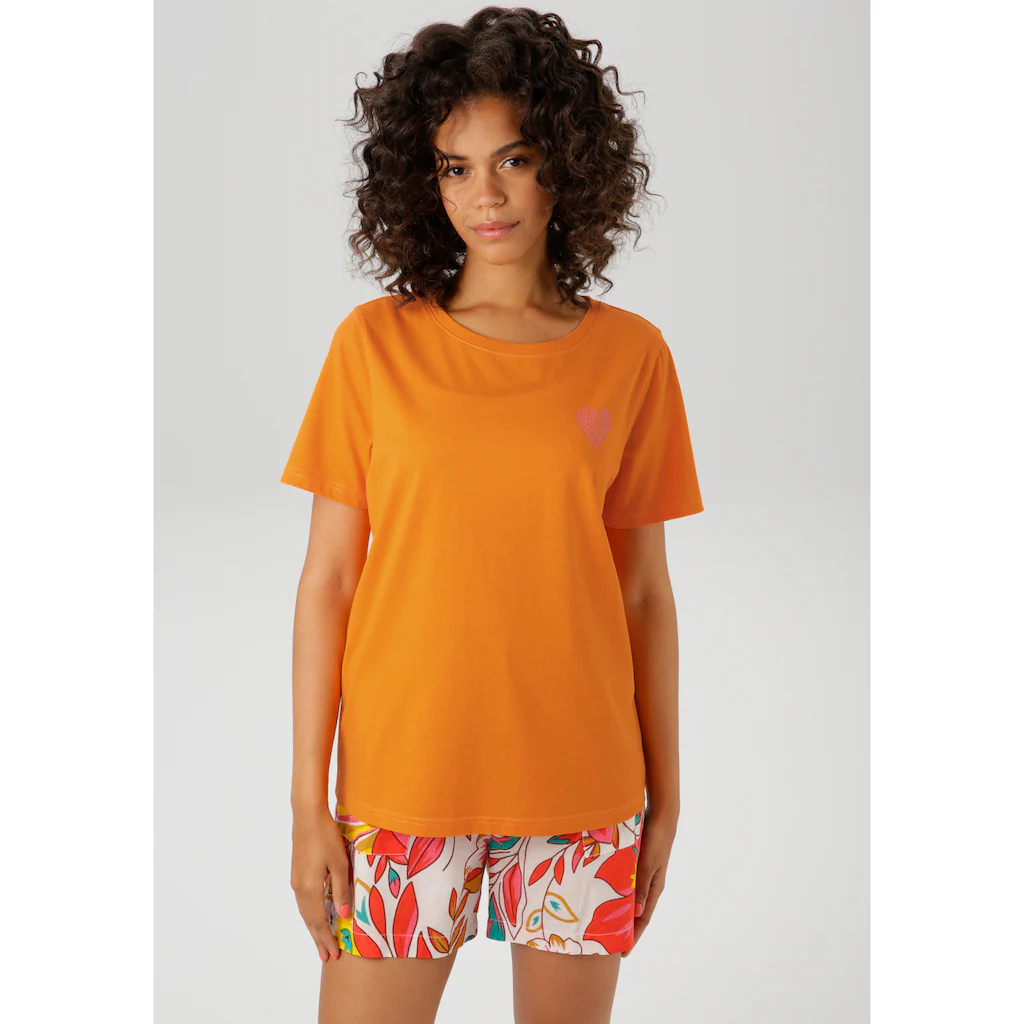 Aniston CASUAL T-Shirt mit großem Statement-Schriftzug im Rücken - NEUE KOLLEKTION