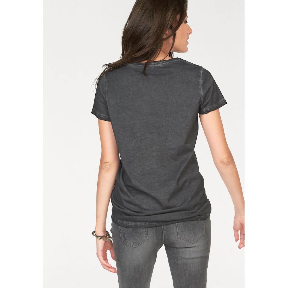 Aniston CASUAL T-Shirt Mit Oil Dyed-Waschung