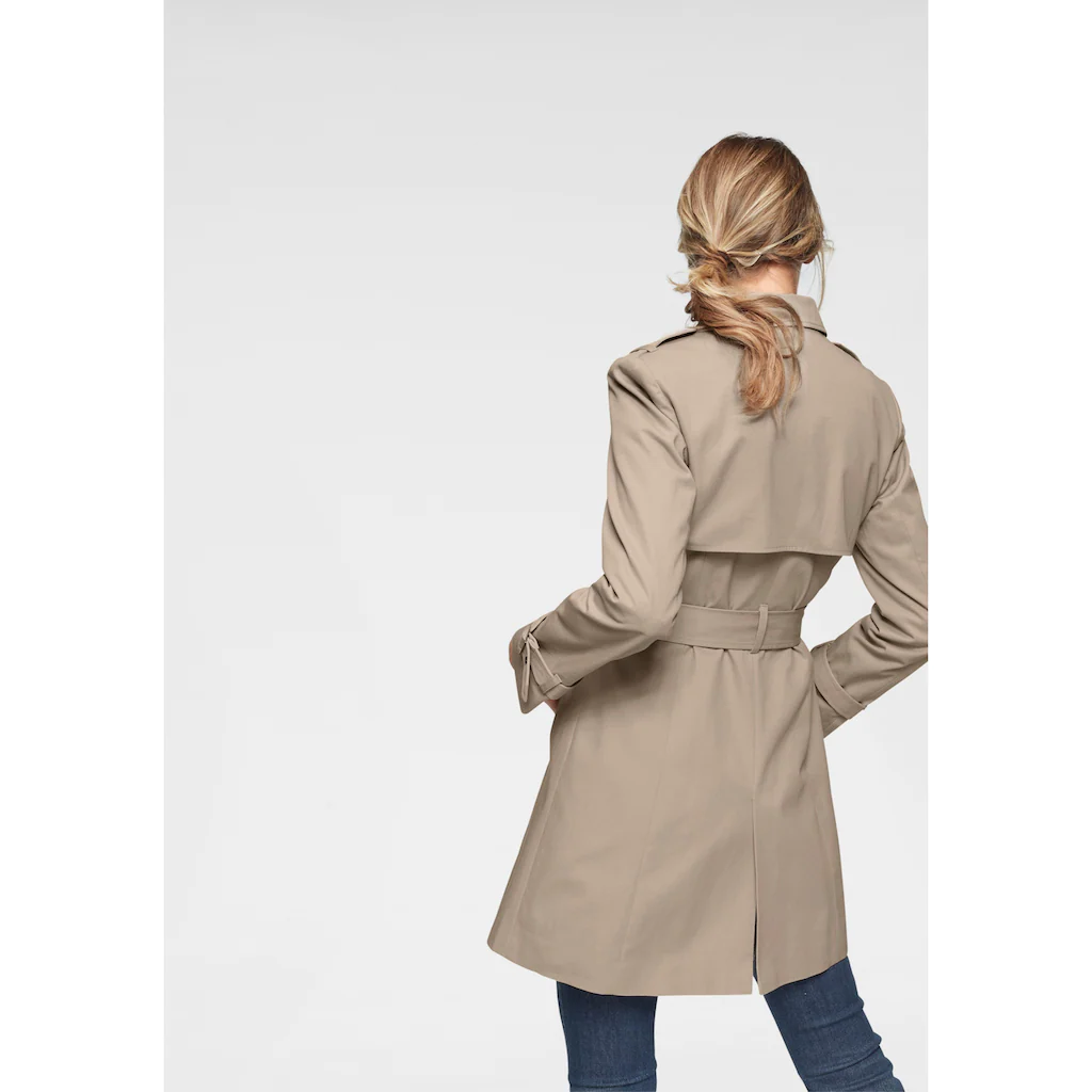 Aniston CASUAL Trenchcoat Mit Gürtel Zum Regulieren