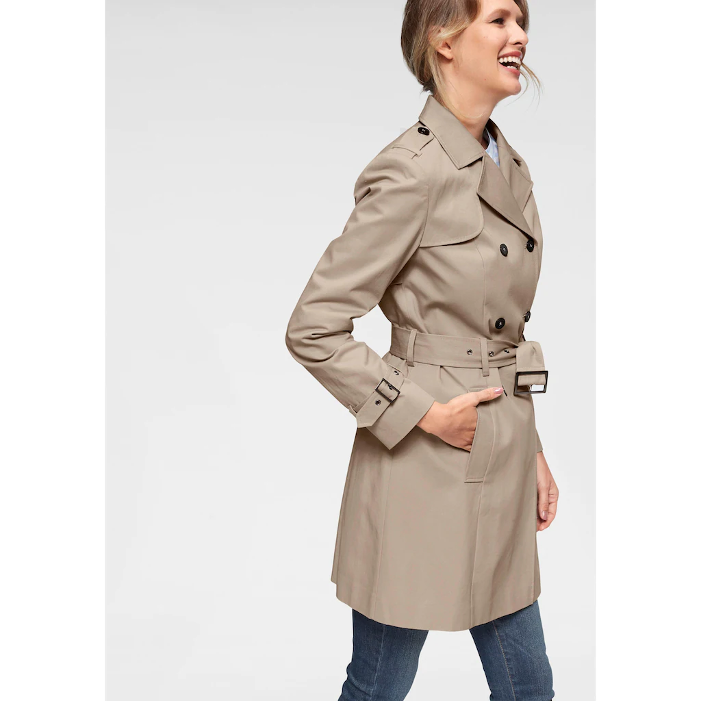 Aniston CASUAL Trenchcoat mit Gürtel zum Regulieren