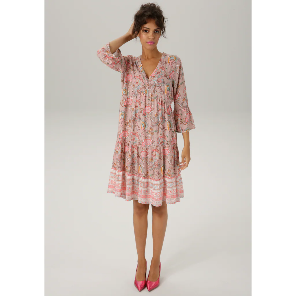 Aniston CASUAL Tunikakleid Mit Fantasievollem Druck
