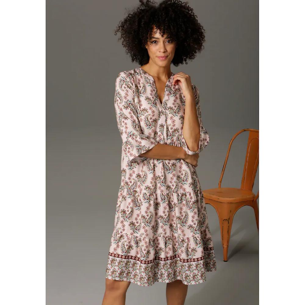 Aniston CASUAL Tunikakleid Mit Verspielten Paisley-Druck