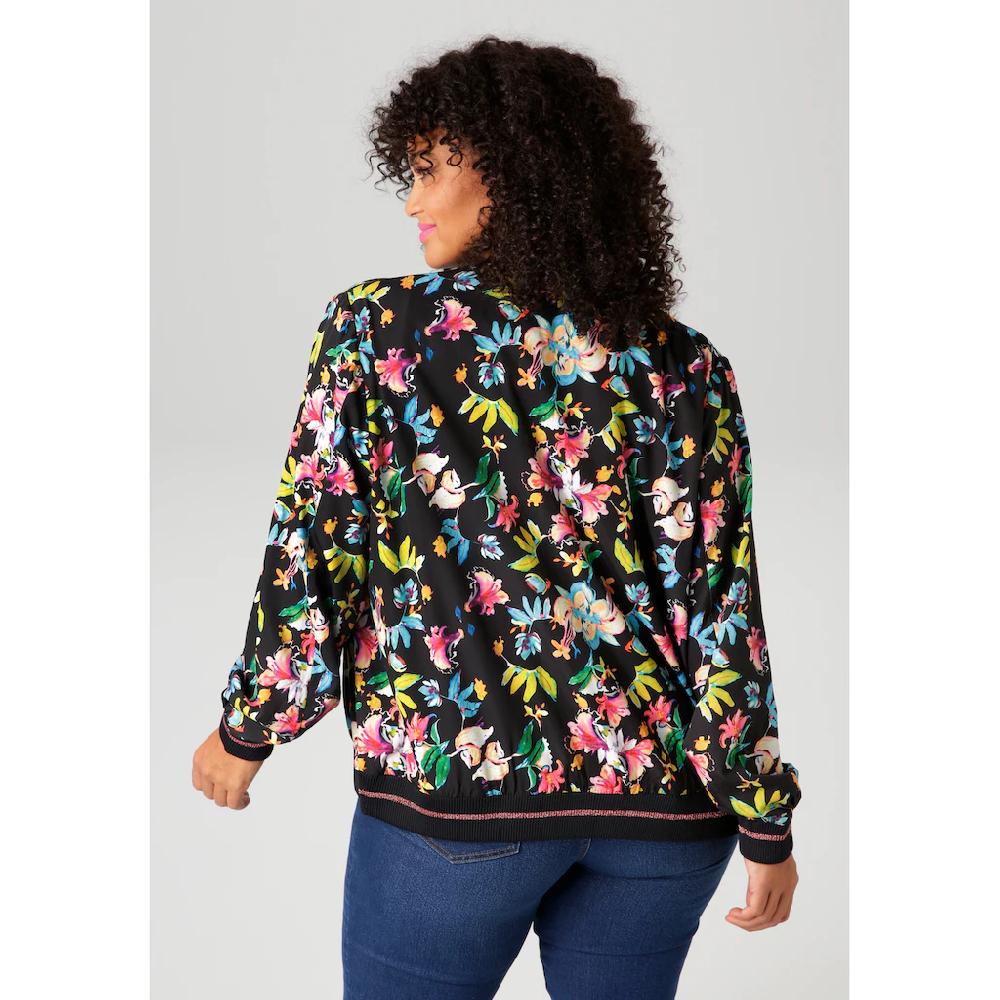 Aniston PLUS Blouson Mit Blumendruck - NEUE KOLLEKTION