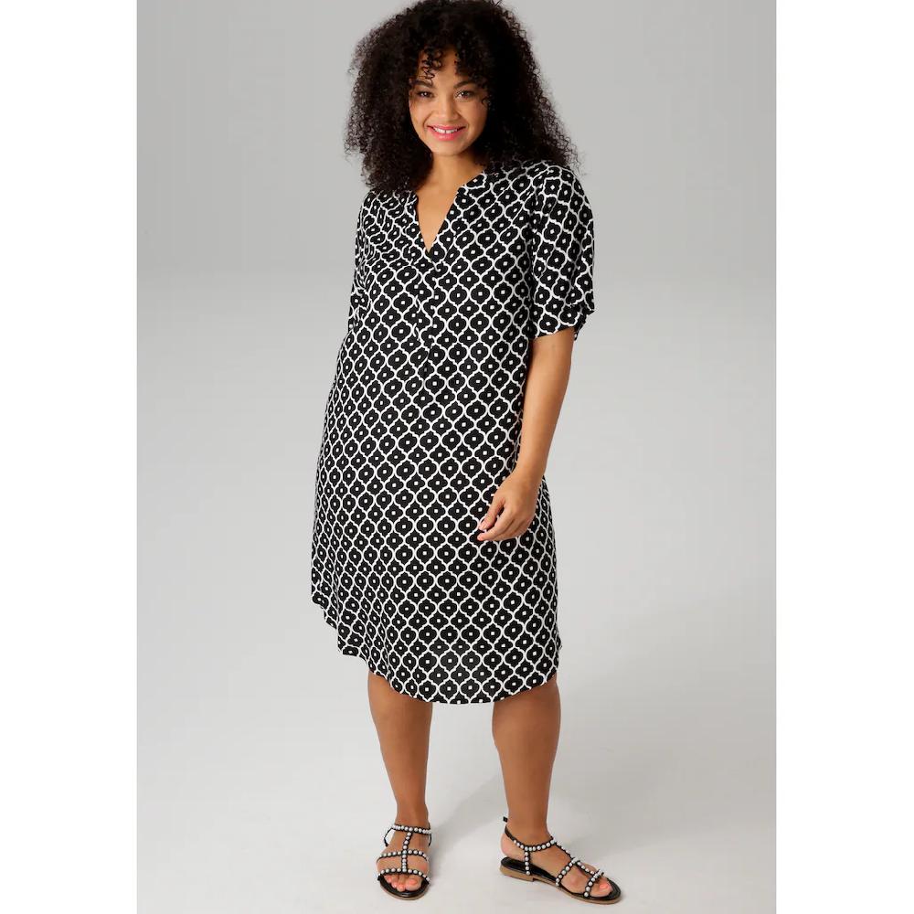 Aniston PLUS Blusenkleid In Trendigen Druck - NEUE KOLLEKTION